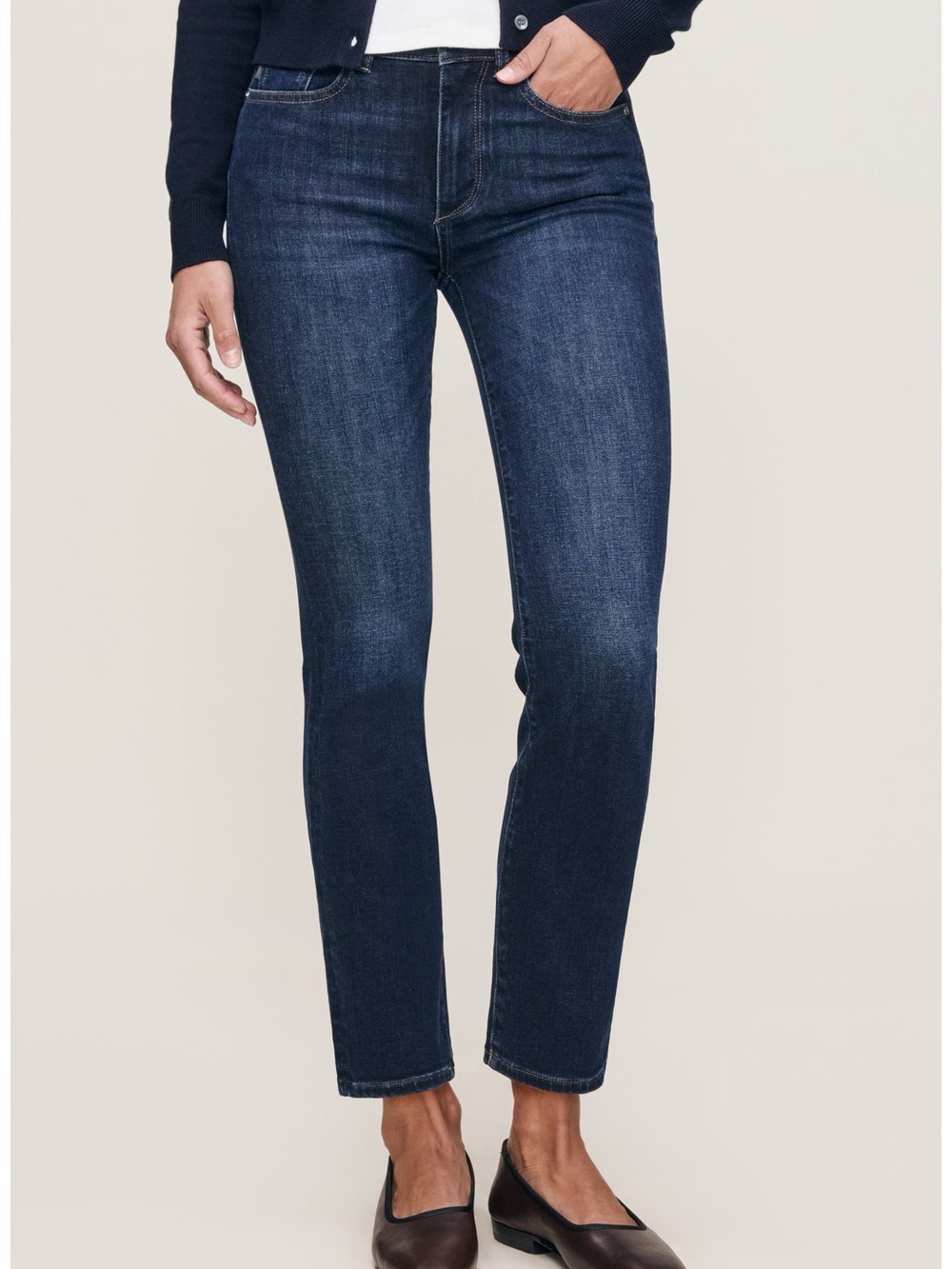 DL1961 Mara Straight Cropped Jean